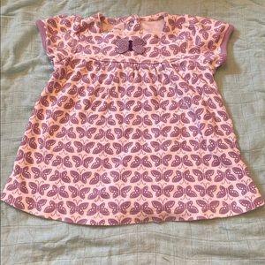 Purple butterfly baby dress